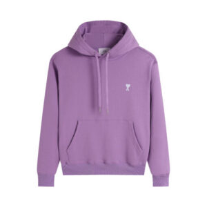 Ami Paris Hoodie Purple