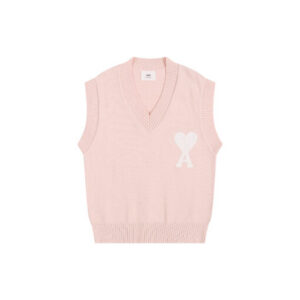 Ami Paris Pride Organic Cotton T-Shirt Pink