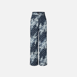 LV Monogram Printed Denim Pants