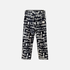 LV NIGO FW25 All-Over Print Jeans Black White