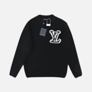Hoodies black wool blend Louis Vuitton