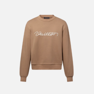 Hoodies beige/camel cotton material Louis Vuitton