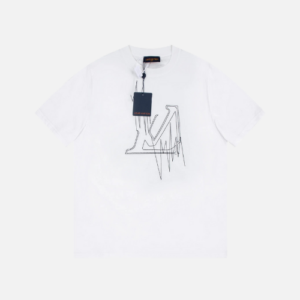 Louis Vuitton LV Pendant Embroidery T-Shirt White