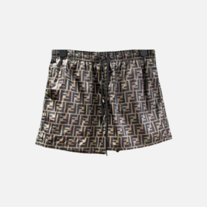 Fendi Swim Shorts Brown