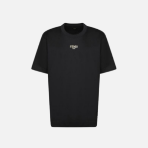 Fendi Logo-Print T-shirt Black