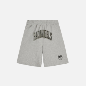 Palm Angels College Palm Sweatshorts Grey Melange
