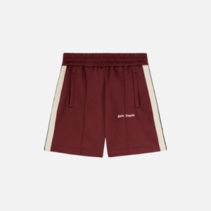Palm Angels Classic Logo Track Shorts Burgundy