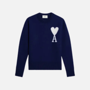 Hoodie Navy Blue Heart Ami