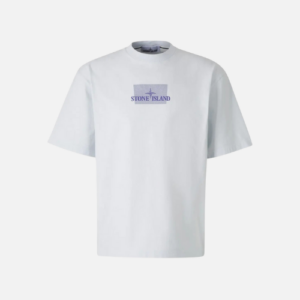 Stone Island Logo-Print Cotton T-shirt White