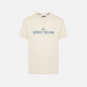 Stone Island Logo-Embossed Cotton T-shirt Skin Color