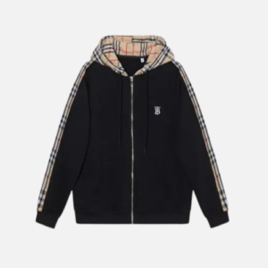 Hoodie Black White Burberry