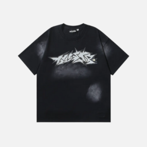 Hellstar Crack Print T-shirt Black