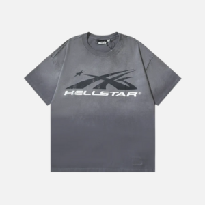 Hellstar Sport Logo Gel T-shirt Gray