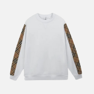 Burberry Vintage Check Detail Sweatshirt White
