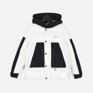 Burberry Down Jacket White And Black