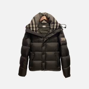 Burberry Jacket Black And Grey White