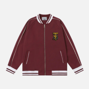 Burberry Jersey Track Jacket Red