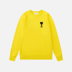 Hoodie Yellow Heart Ami