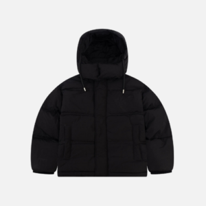 AMI Paris Ami De Cœur Down Jacket Black Nylon