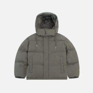 AMI Paris Puffer Down Jacket Grey