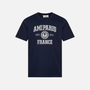 Ami Paris France T-Shirt Nautic Blue