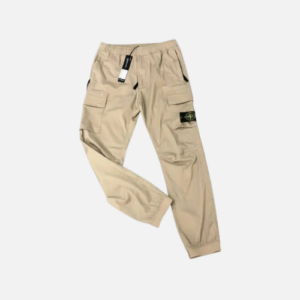 Stone Island Regular Tapered Fit Cargo Pants Beige