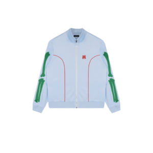 Amiri Sportswear Jacket White With Green Bones Design