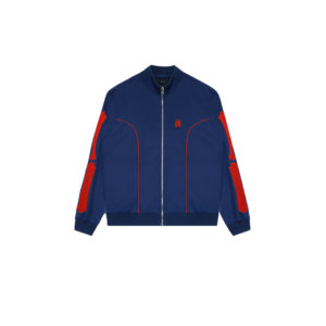 Amiri Sportswear Jacket Navy Blue With Red Bones Design