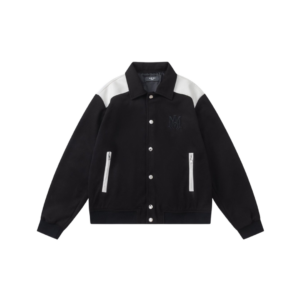 Amiri Embroidered Logo Black Jacket