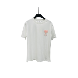 Ami Paris Short Sleeve T Shirt White