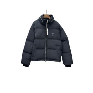 Ami Paris De Coeur Down Puffer Jacket Black