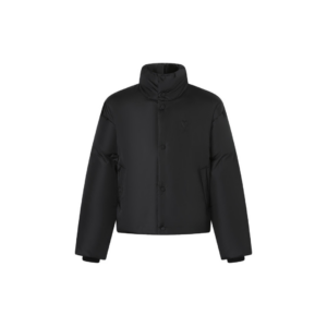 Ami Paris Ami De Coeur Puffer Jacket Black Nylon