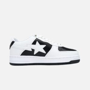 Bape STA Low Black And White