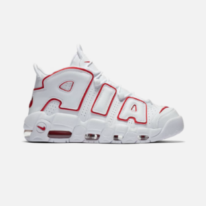 Nike Air Uptempo- White Varsity Red