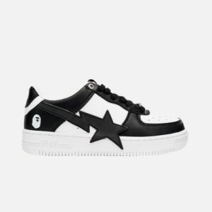 Bape STA Low Black And White Star