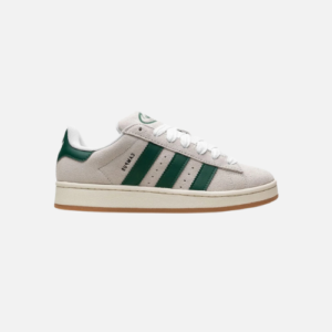 Adidas Campus 00s- Crystal White Dark Green