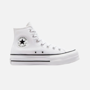Converse All Star- White Raya Black Plataforma