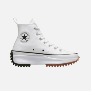Converse All Star- White Canvas Platform