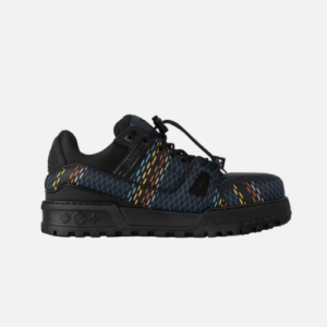 LV Trainer Maxi – Black Leaky