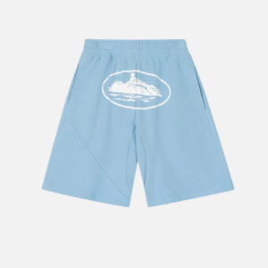 Corteiz Alcatraz Sweat Shorts Baby Blue
