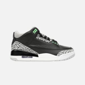 Air Jordan 3- Black Green Glow