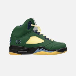 Air Jordan 5- Navy Green