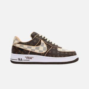 Louis Vuitton x Nike Air Force 1 Coffee