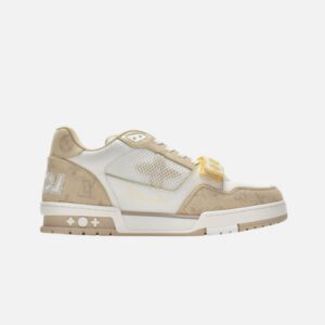 Louis Vuitton Trainer- Beige Cloth Cover