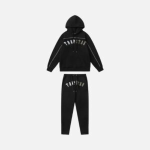 Split Arch Black Tracksuit