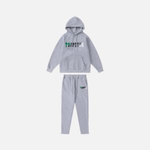 Decoded Grey Tracksuit Green