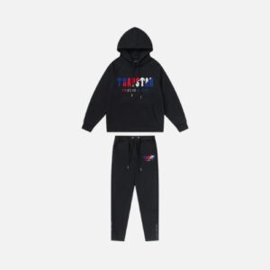 Decoded Tracksuit Black Red Blue