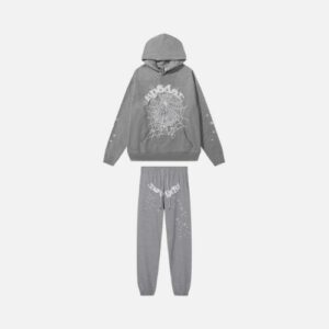 Sp5der Tracksuit Grey
