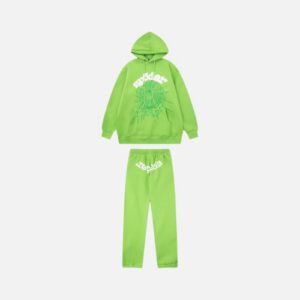 Sp5der Tracksuit Green