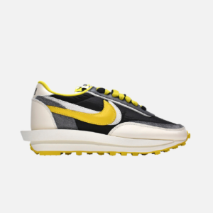 Sacai x Nike LDWaffle Black and Bright Citron